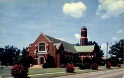 Callie Self Memorial Church and Carillon Postcard