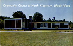 Community Church of North Kingstown Inter-denominational Rhode Island Postcard Postcard