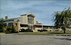 Our Lady, Queen of Martyrs Church and School(Dedicated 1960) Postcard