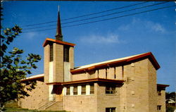 The beautiful House of Prayer Lutheran Church Aliquippa, PA Postcard Postcard