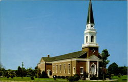 Memorial Chapel - Fine Arts Building, Lambuth College Jackson, TN Postcard 