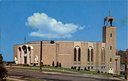 St. James Roman Catholic Church Jamestown, NY Postcard Postcard