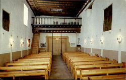 Choir Loft Of San Miguel Church Postcard