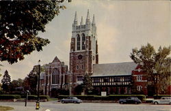 The First Unitarian Church West Newton, MA Postcard Postcard