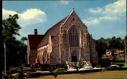 The Iqnatius Church Of Boston College Chestnut Hill, MA Postcard Postcard