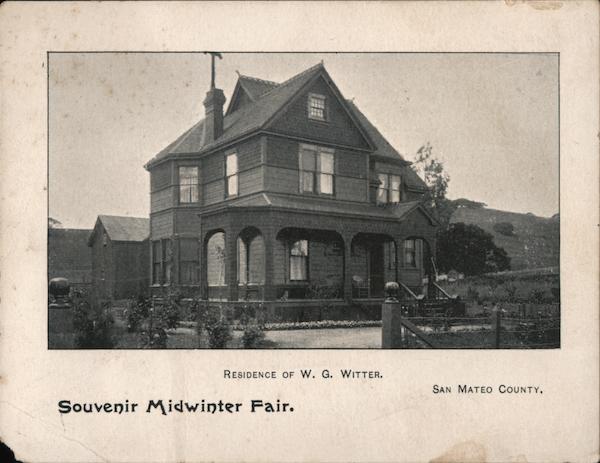 Residence of W.G. Witter Midwinter Fair California