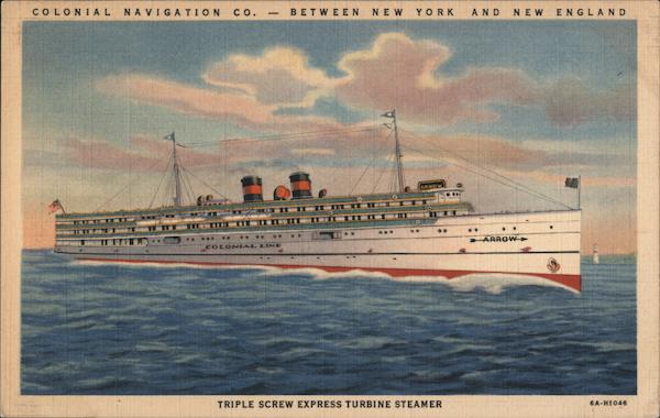 Triple Screw Express Turbine Steamer Boats, Ships