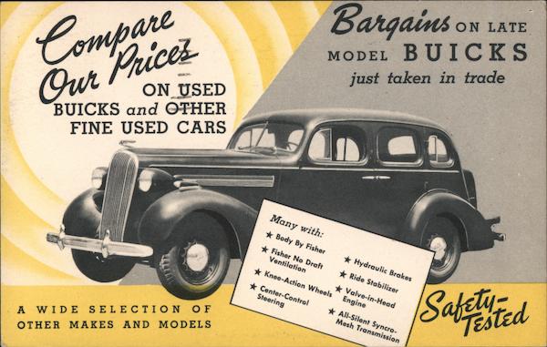 Bargains On Late Model Buicks Cars