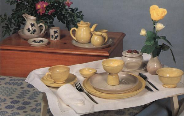 Ad for Rowantrees Pottery Blue Hill Maine Advertising