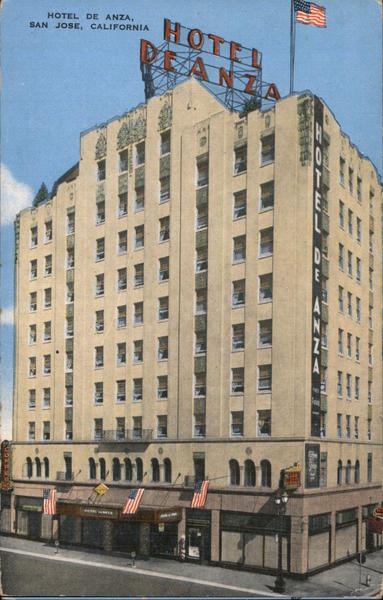 Hotel de Anza San Jose California E.C. Kropp Co.