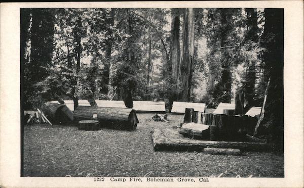 Camp Fire, Bohemian Grove Monte Rio California