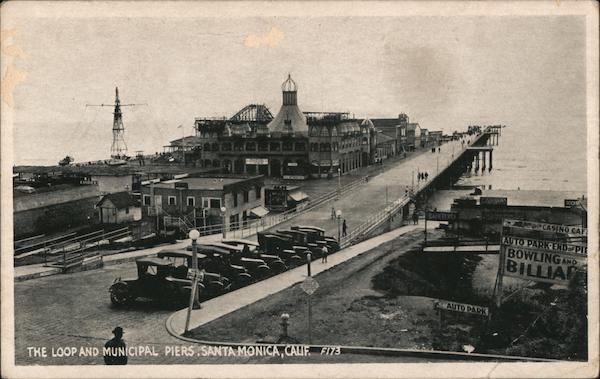 The Loop and Municipal Piers Santa Monica California