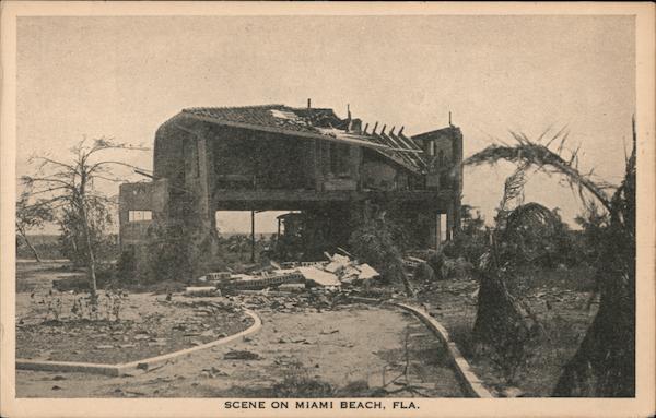 Scene on Miami Beach, Fla. Florida