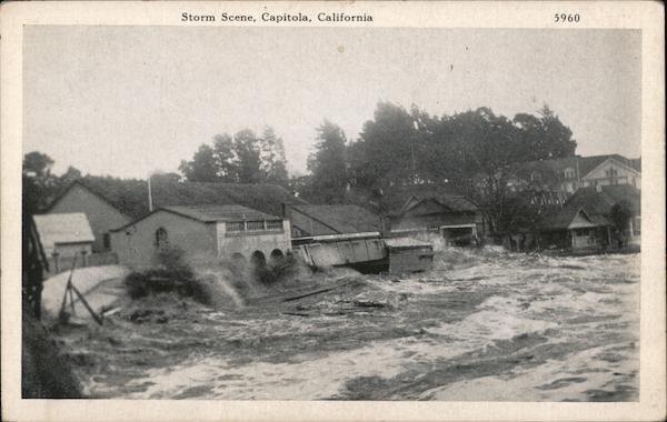 Storm Scene Capitola California