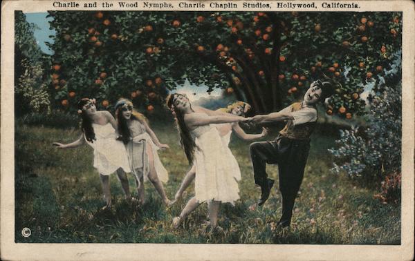 Charlie and the Wood Nymphs, Charlie Chaplin Studios Hollywood California