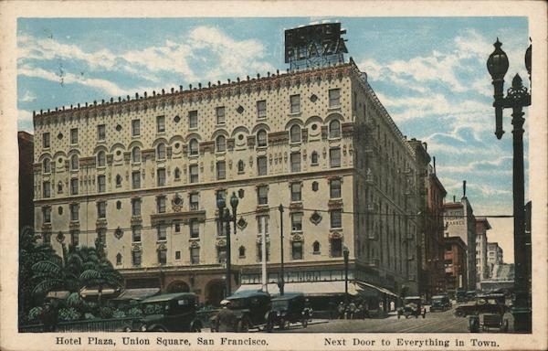 Hotel Plaza, Union Square San Francisco California
