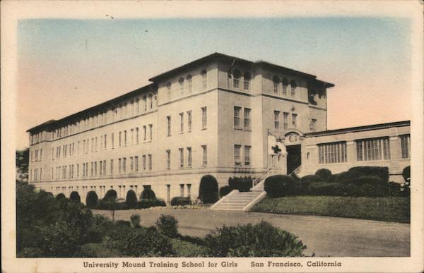 University Mound Training School for Girls San Francisco California