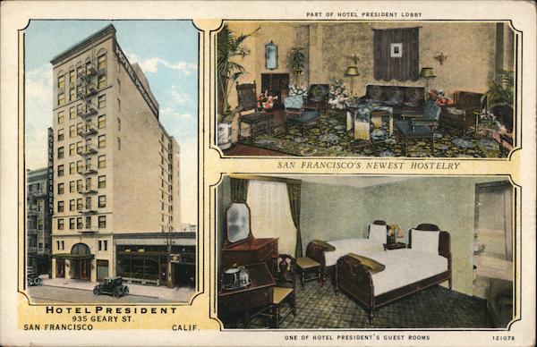 Hotel President San Francisco California