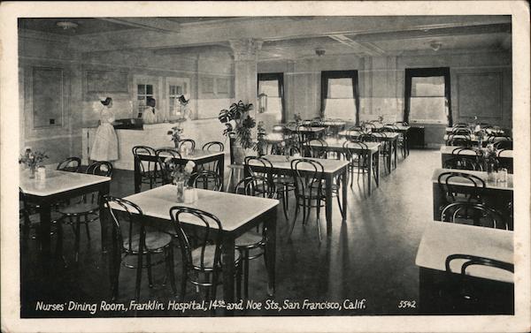 Nurses' Dining Room, Franklin Hospital San Francisco California