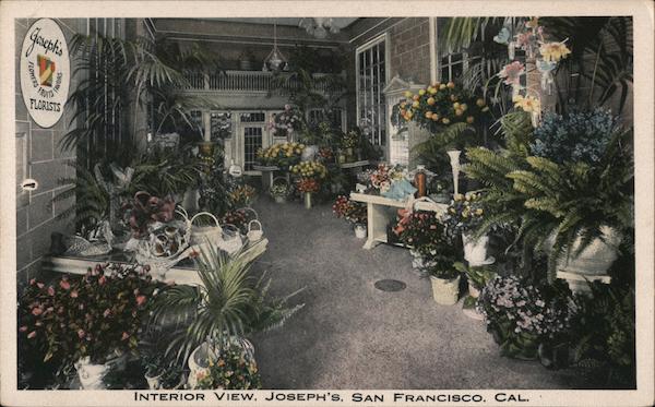 Interior View, Joseph's San Francisco California