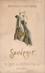 Duck Feet - Exposition 1889 Souvenir - Lewis & Dryden Printing Company Trade Card