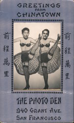 Male Can-Can Dancers, The Photo Den - Chinatown Original Photograph