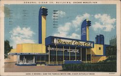 General Cigar Company, White Owl - Chicago World's Fair Postcard