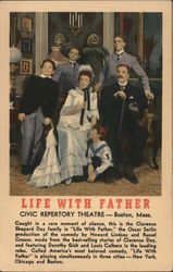 Life with Father - Civic Repertory Theatre Postcard