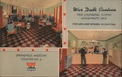 War Dad's Canteen Postcard