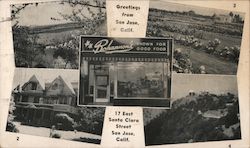 Views of San Jose - Bohannon's Restaurant Postcard