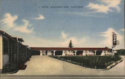 L Motel Postcard