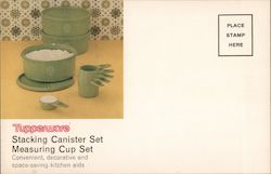 See You At My Tupperware Party! / Stacking Canister Set Postcard