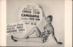 Camerama Southwest Photo Show. American Legion Camera Club. Postcard