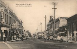 Main Business District Postcard