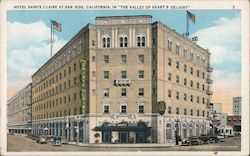 Hotel Sainte Claire, In the Valley of Heart's Delight Postcard
