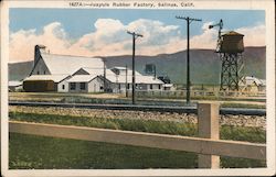 Juayule Rubber Factory Salinas, CA Postcard Postcard Postcard