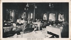 Dining Room, Glen Rita Hotel Postcard