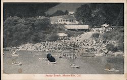 Sandy Beach Monte Rio, CA Postcard Postcard Postcard