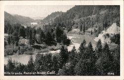Villa Grande, Russian River Postcard