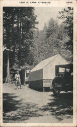 Tent 6, Camp Riverside Postcard