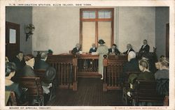 U.S. Immigration Station Board of Special Inquiry, Ellis Island Postcard