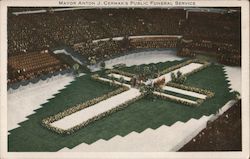 Mayor Anton J. Cermak's Public Funeral Service Postcard