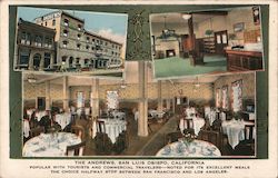 The Andrews, Popular With Tourist and Commercial Travelers Noted For Its Excellent Meals Postcard