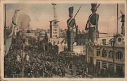 On the Zone at Panama-Pacific International Exposition Postcard