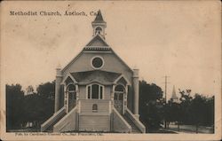 Methodist Church Antioch, CA Postcard Postcard Postcard