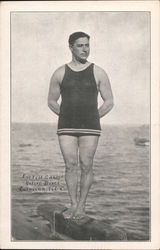 Everett Adargo, Native Diver, Catalina Island Postcard
