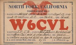 W6CVL Postcard