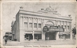 California Theater Pittsburg, CA Postcard Postcard Postcard