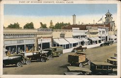 Part of Business District Gilroy, CA Postcard Postcard Postcard