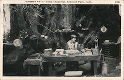 Grizzly's Cave, Camp Chaparral, Redwood Park Postcard